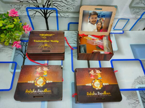 Personalised Gift Hamper packed in a premium wooden box! - Image 4