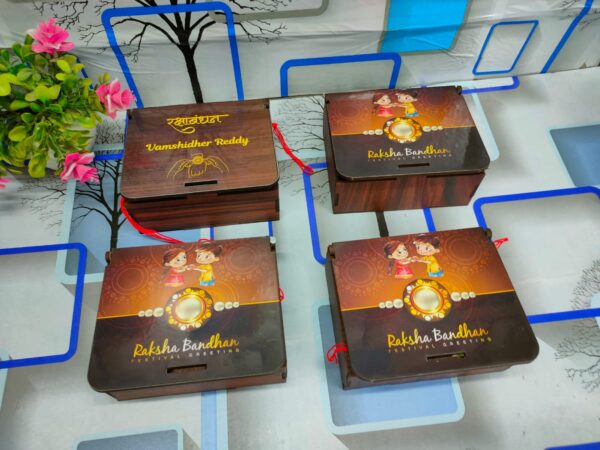 Personalised Gift Hamper packed in a premium wooden box! - Image 5